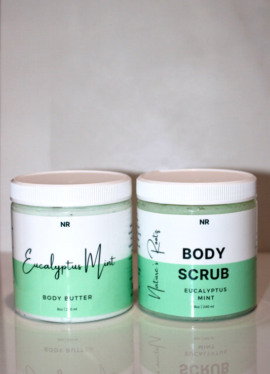 Eucalyptus Mint Exfoliate + Hydrate Body Set
