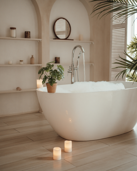 How to Turn Your Bathroom Into a Spa at Home (Luxury Self-Care Routine Without Leaving the House)