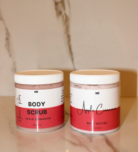 Apple Cinnamon Exfoliate + Hydrate Body Set