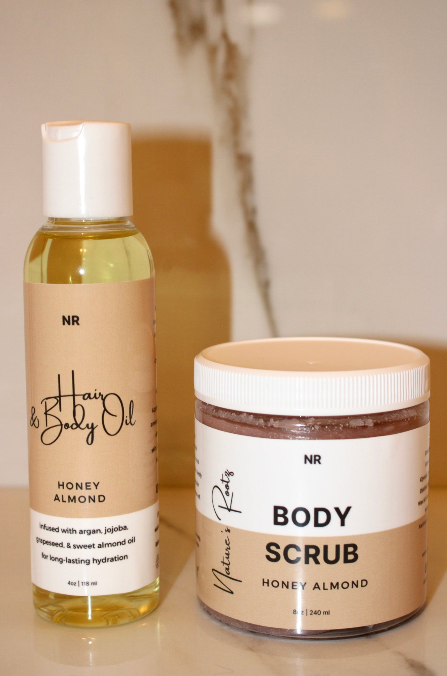 Honey Almond Smooth + Glow Set