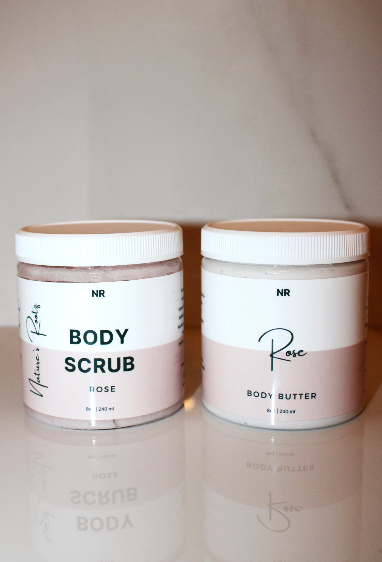 Rose Exfoliate + Hydrate Body Set
