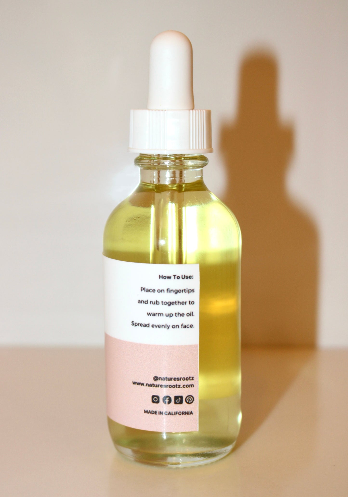 Aceite facial de rosa
