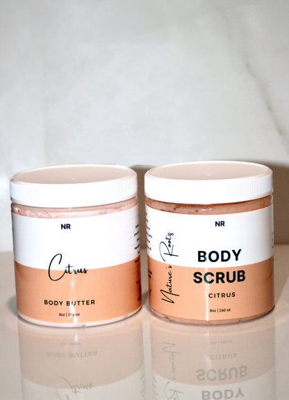 Citrus Exfoliate + Hydrate Body Set