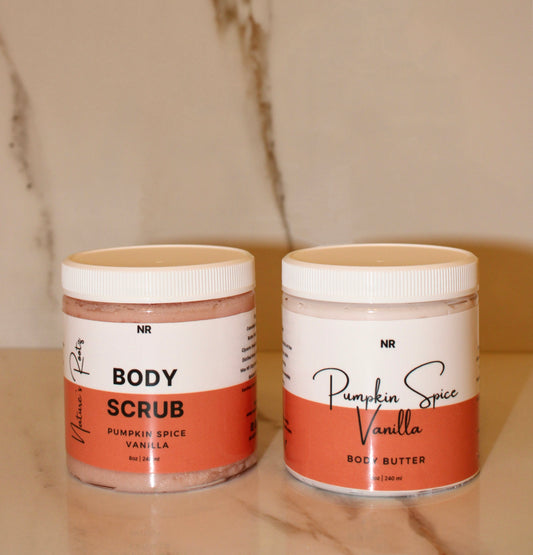 Pumpkin Spice Vanilla Exfoliate + Hydrate Body Set