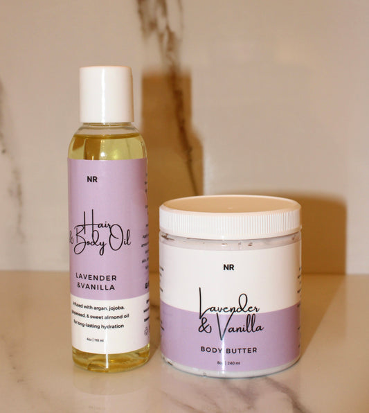 Lavender Vanilla Hydration Body Set