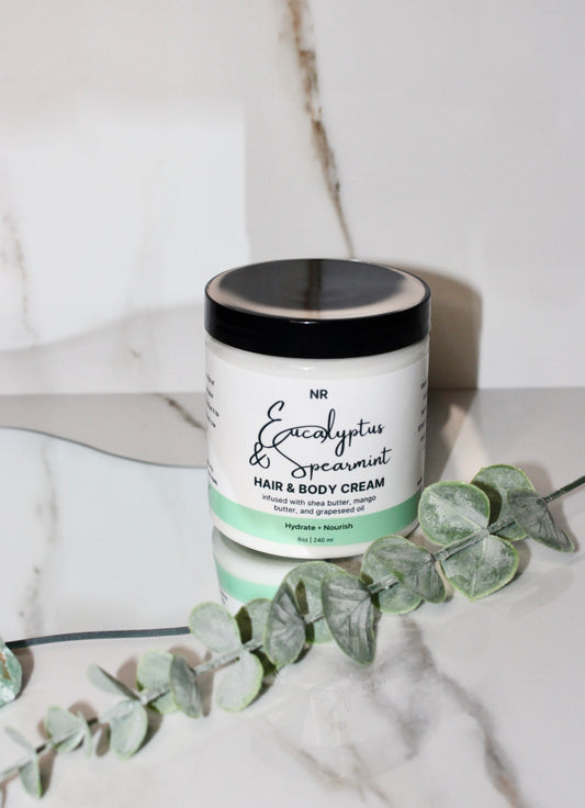 Eucalyptus & Spearmint Hair & Body Cream